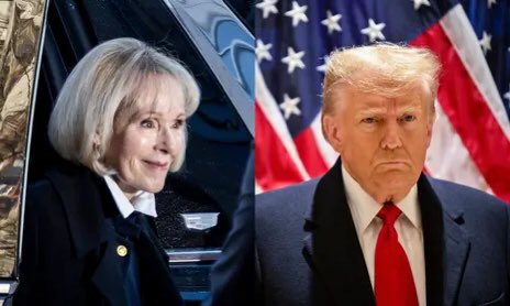 E Jean Carroll and President Trump