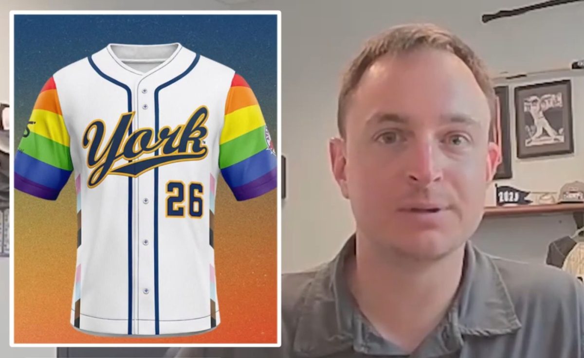 Baseball Jersey with man speaking