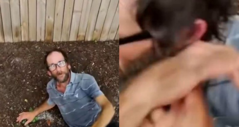 Man on the ground