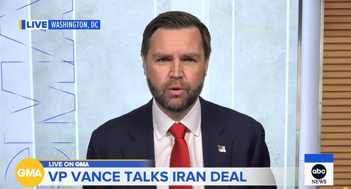 JD Vance speaking on Good Morning America