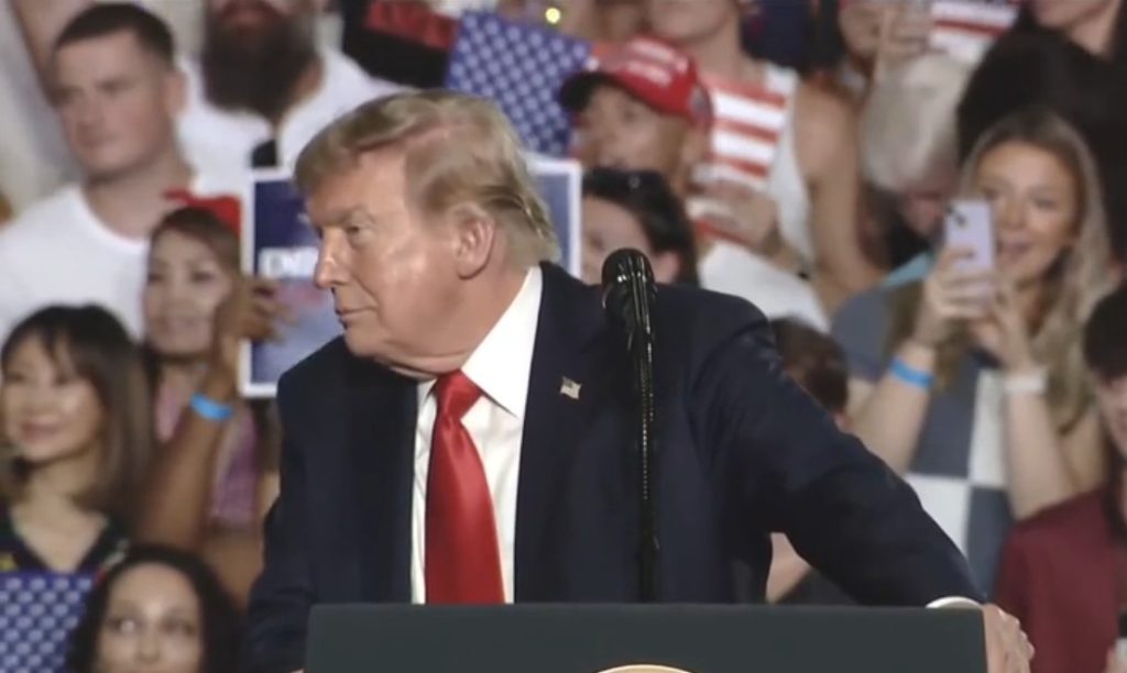 President Trump at rally