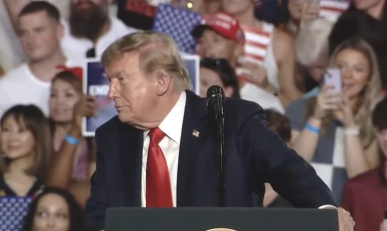 President Trump at rally