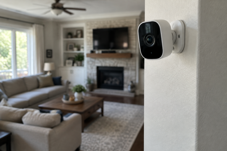 Camera in house