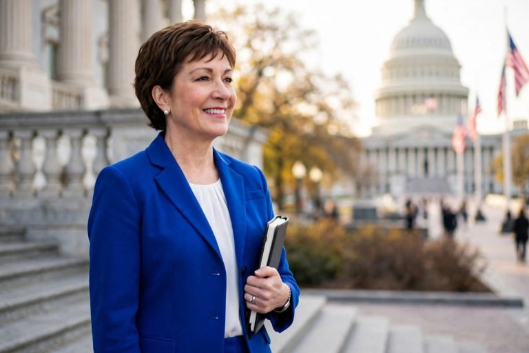 Susan Collins and Troy Jackson during a Maine Senate debate